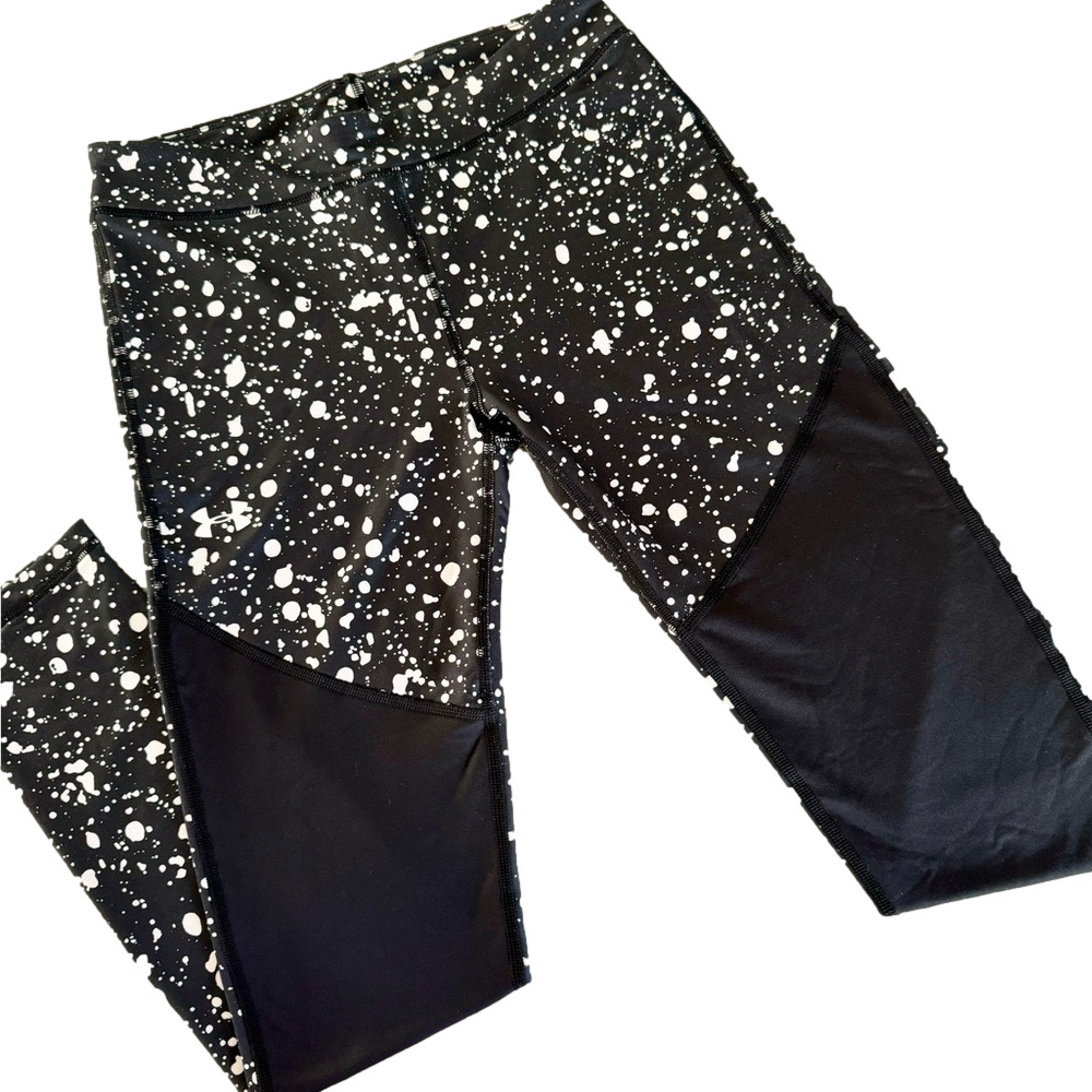 Under Armour COLDGEAR leggings Black & White size XS
